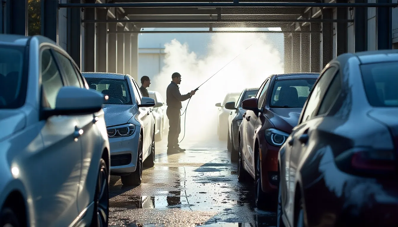Professional car wash service